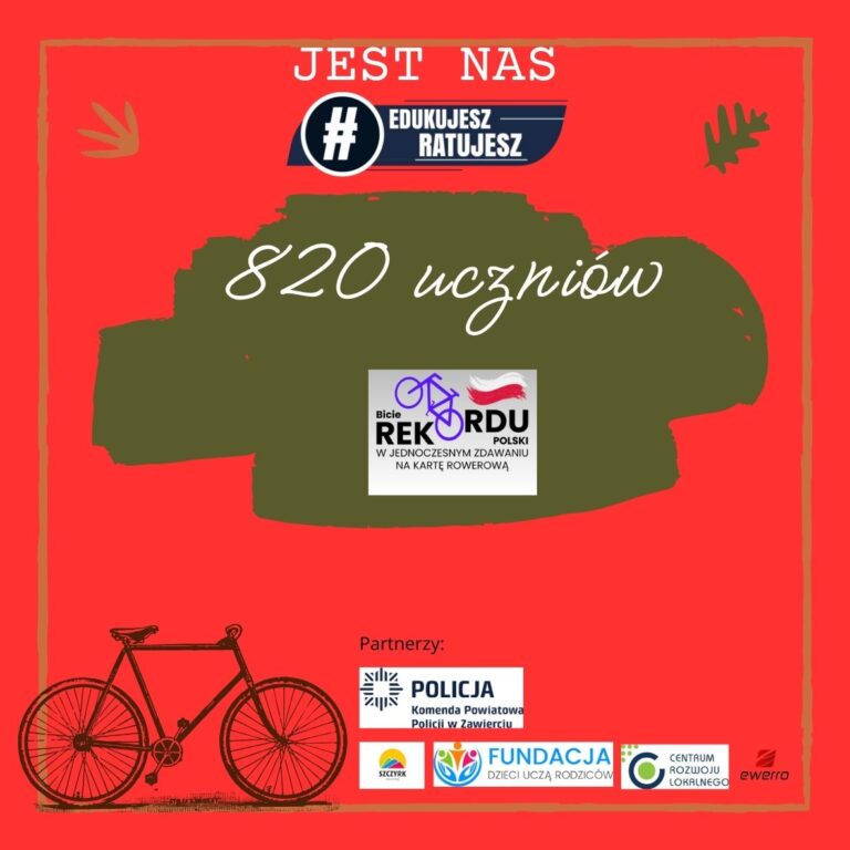 Read more about the article Bicie Rekordu- 820 uczniów!!!